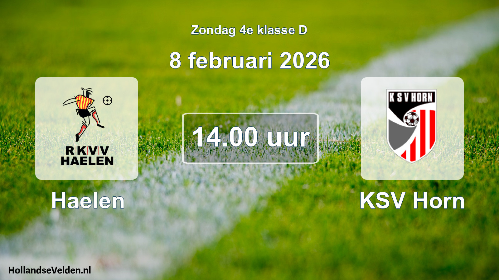 Scheduled Match: Haelen - KSV Horn (8 February 2026)