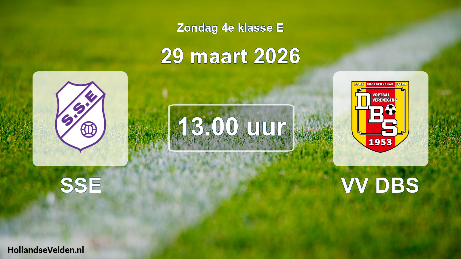 Scheduled Match: SSE - VV DBS (29 March 2026)