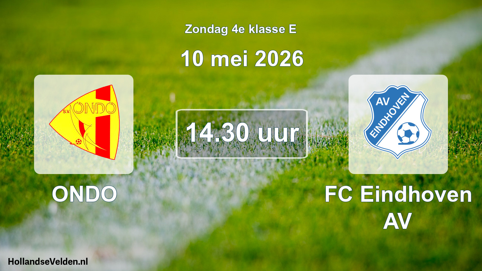 Scheduled Match: ONDO - FC Eindhoven AV (10 May 2026)
