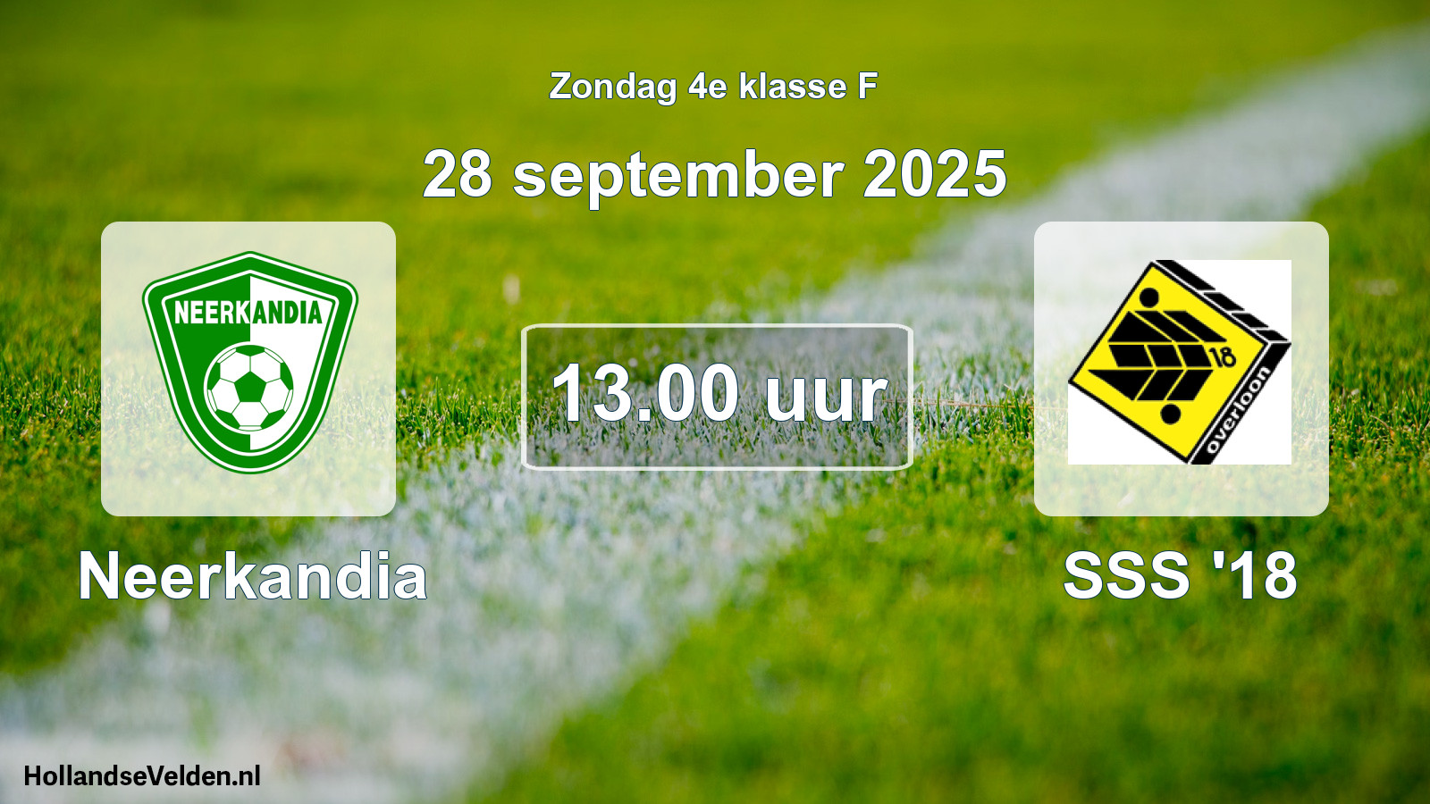 Scheduled Match: Neerkandia - SSS '18 (28 September 2025)