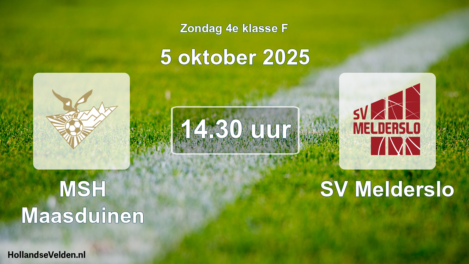 Scheduled Match: MSH Maasduinen - SV Melderslo (5 October 2025)