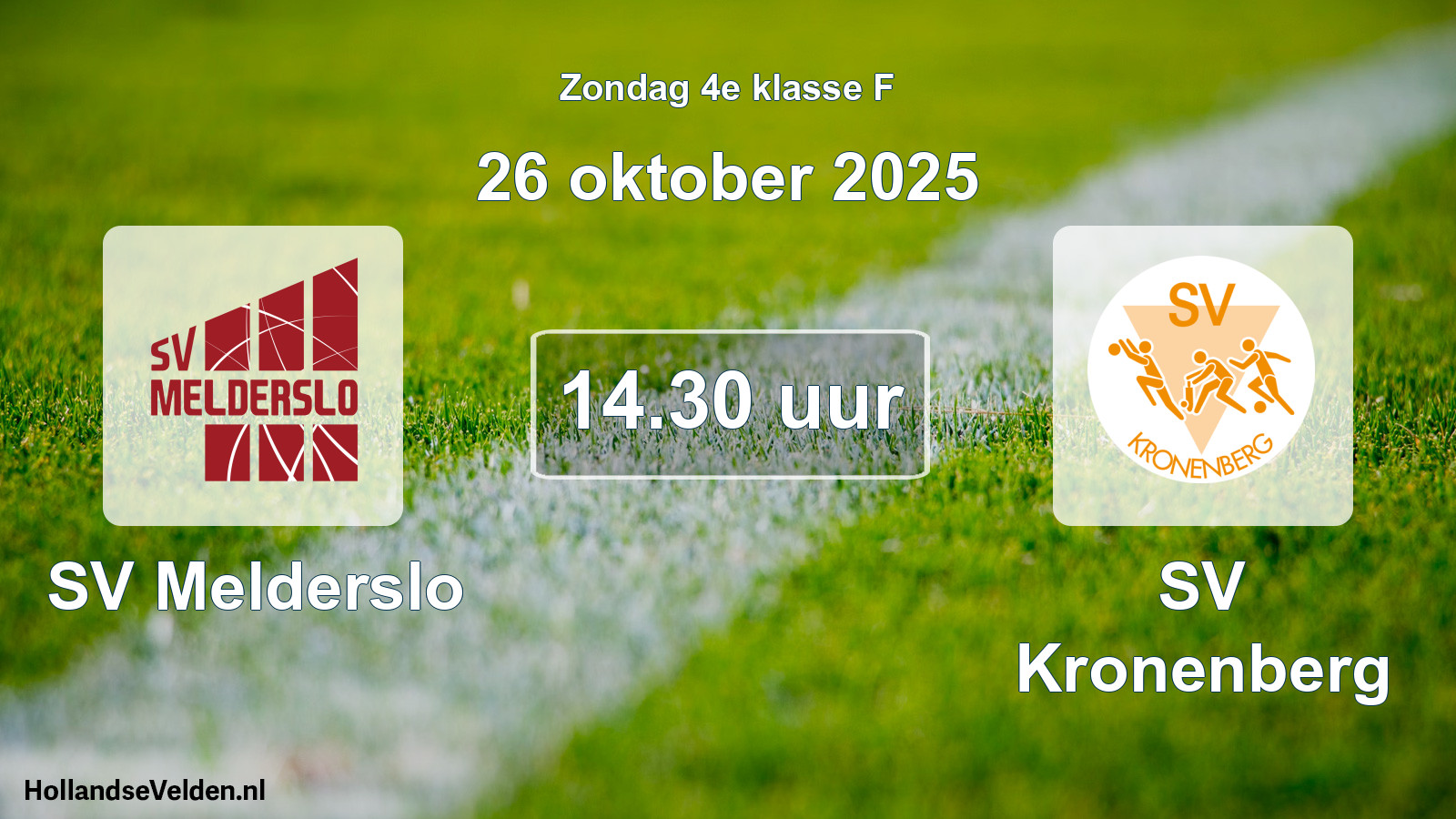 Scheduled Match: SV Melderslo - SV Kronenberg (26 October 2025)
