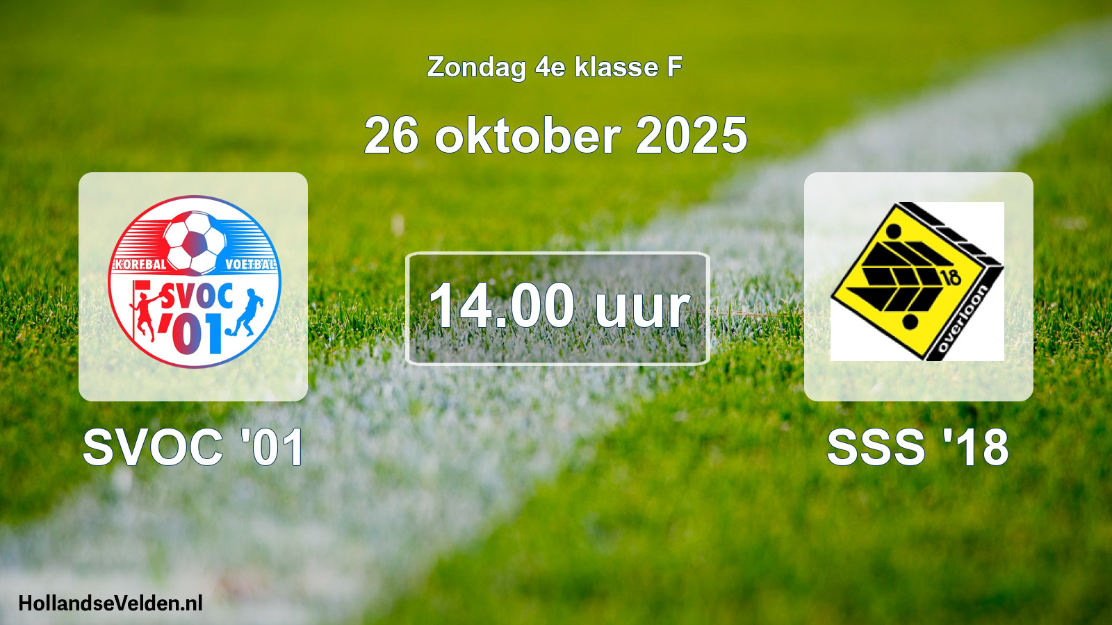 Scheduled Match: SVOC '01 - SSS '18 (26 October 2025)