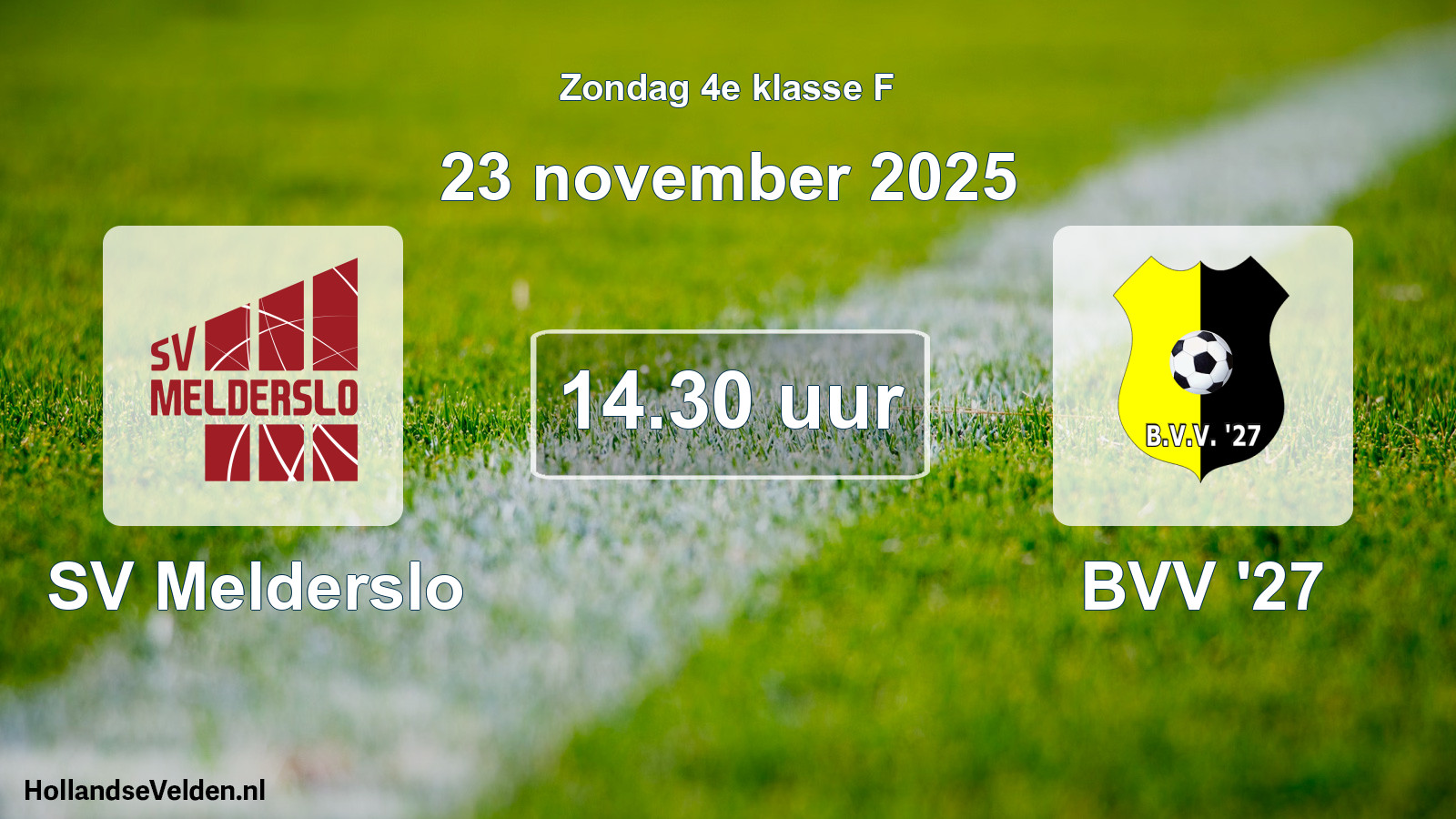 Scheduled Match: SV Melderslo - BVV '27 (23 November 2025)