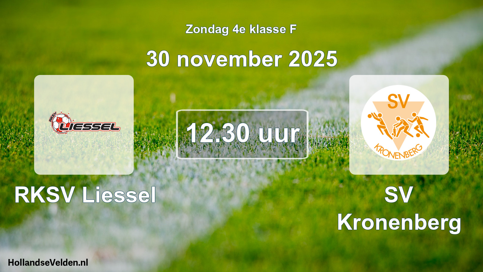 Scheduled Match: RKSV Liessel - SV Kronenberg (30 November 2025)