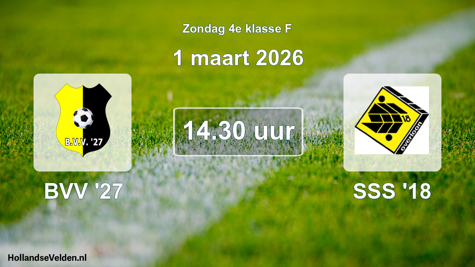 Scheduled Match: BVV '27 - SSS '18 (1 March 2026)