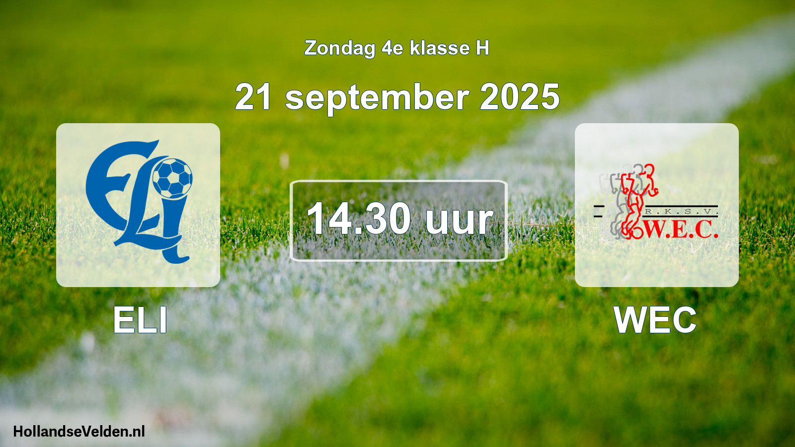 Scheduled Match: ELI - WEC (21 September 2025)