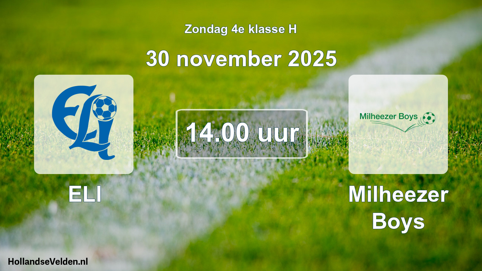 Scheduled Match: ELI - Milheezer Boys (30 November 2025)