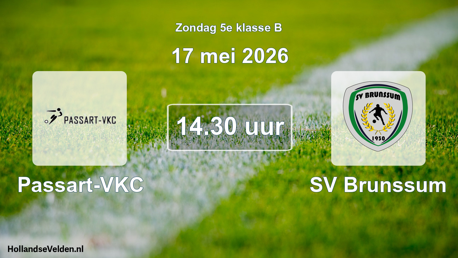 Scheduled Match: Passart-VKC - SV Brunssum (17 May 2026)