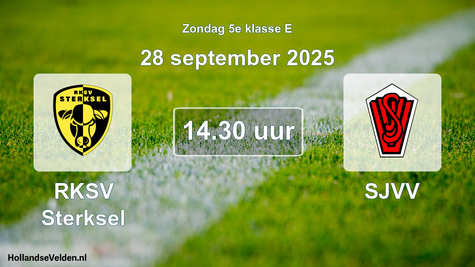 Scheduled Match: RKSV Sterksel - SJVV (28 September 2025)