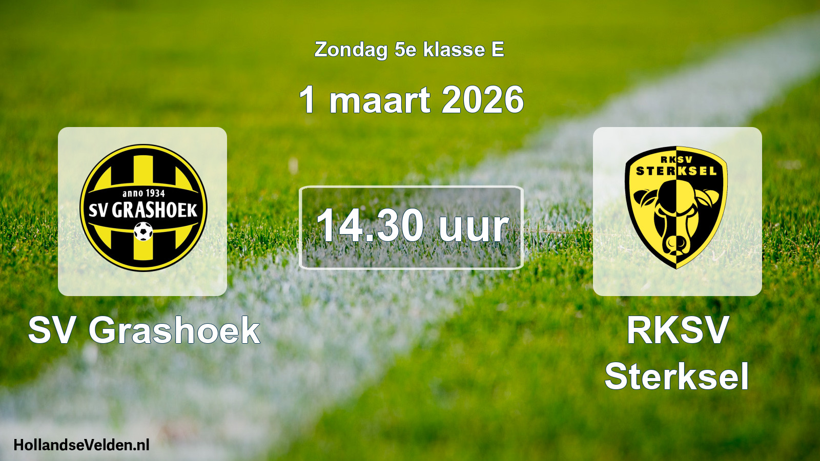 Scheduled Match: SV Grashoek - RKSV Sterksel (1 March 2026)