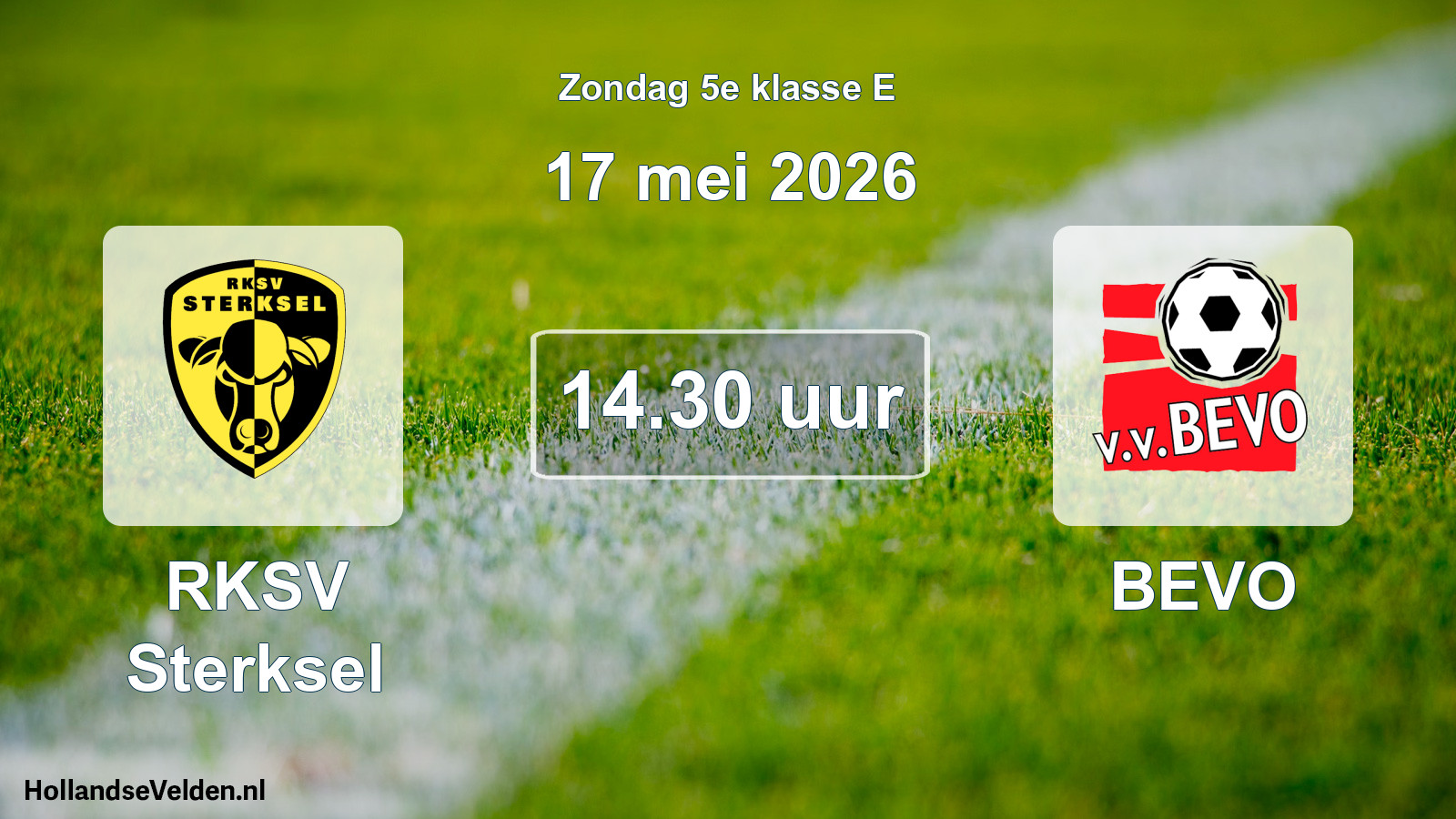 Scheduled Match: RKSV Sterksel - BEVO (17 May 2026)