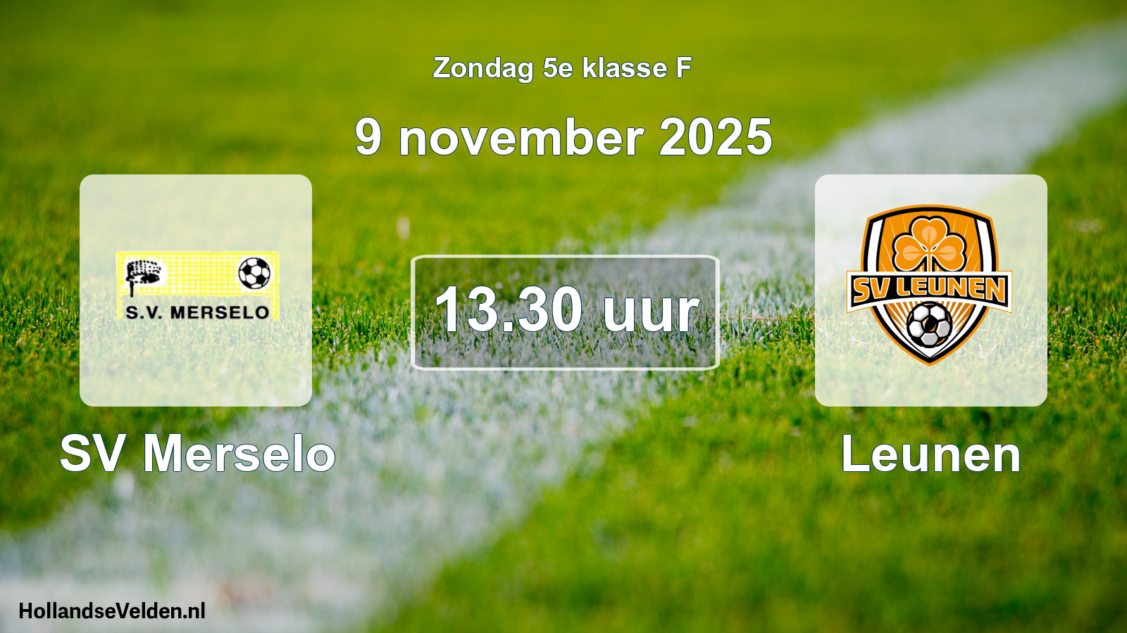 Scheduled Match: SV Merselo - Leunen (9 November 2025)