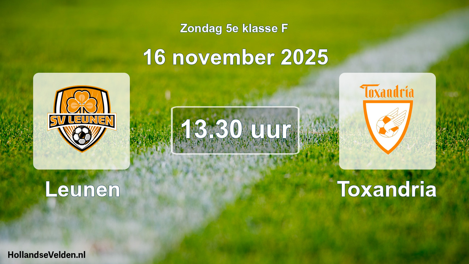Scheduled Match: Leunen - Toxandria (16 November 2025)