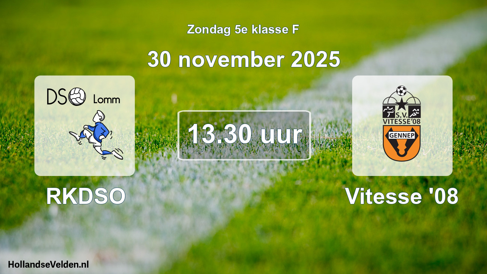 Scheduled Match: RKDSO - Vitesse '08 (30 November 2025)