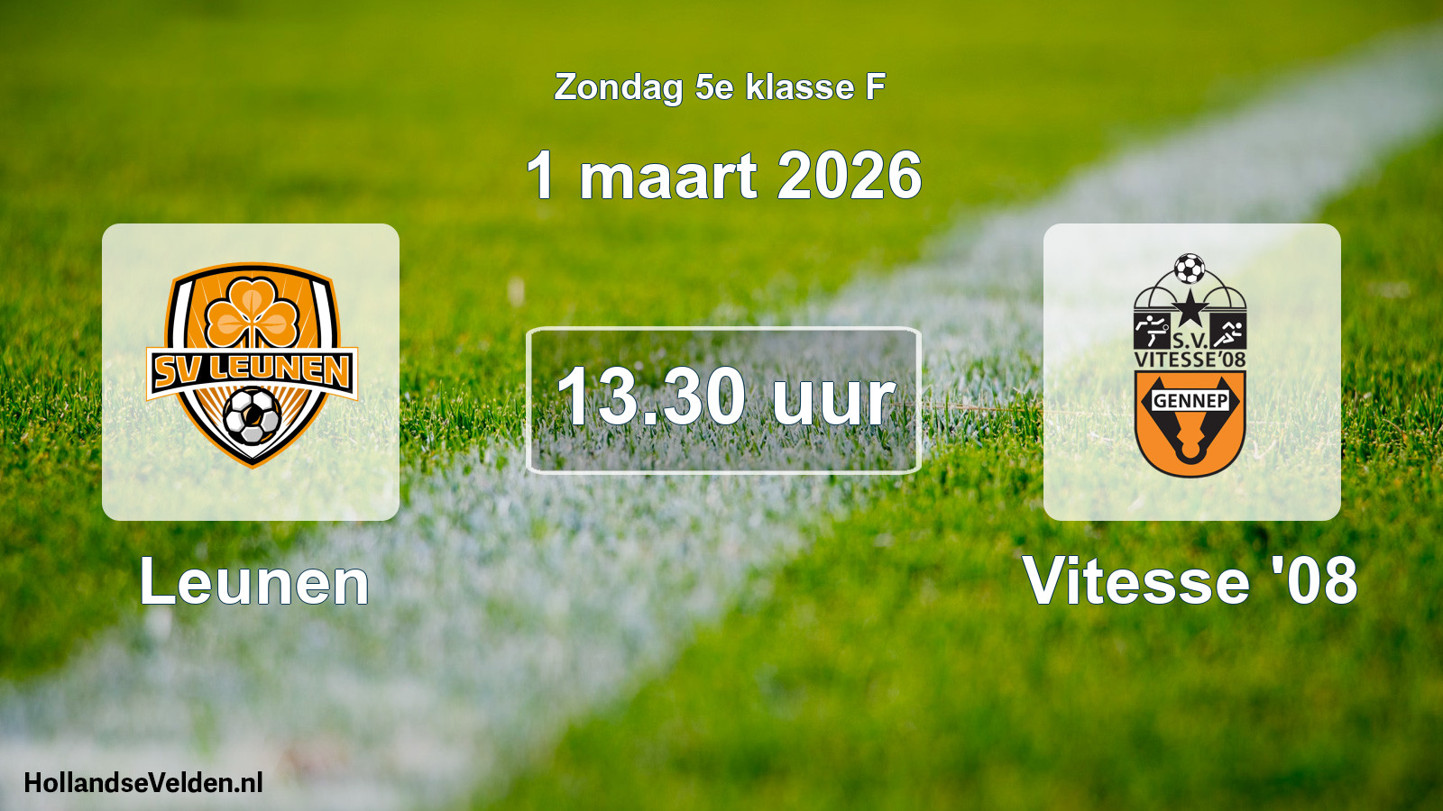 Scheduled Match: Leunen - Vitesse '08 (1 March 2026)