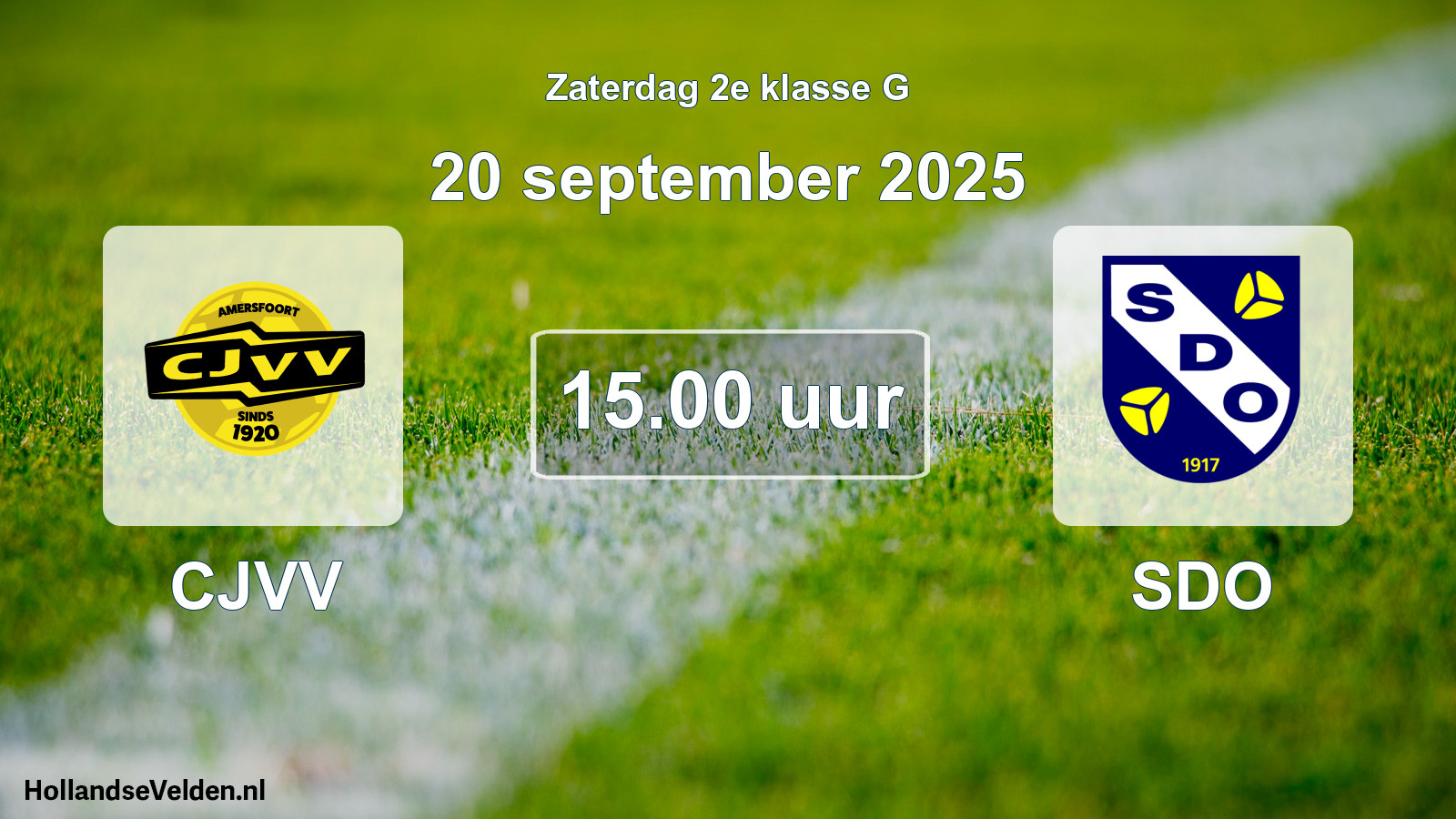 Scheduled Match: CJVV - SDO (20 September 2025)