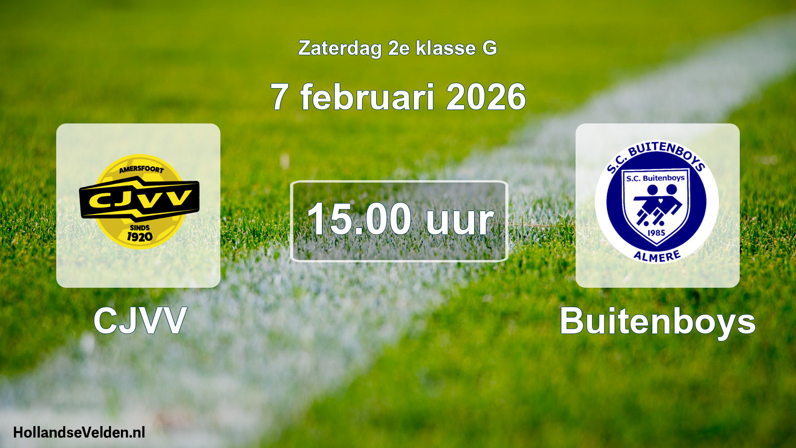 Scheduled Match: CJVV - Buitenboys (7 February 2026)