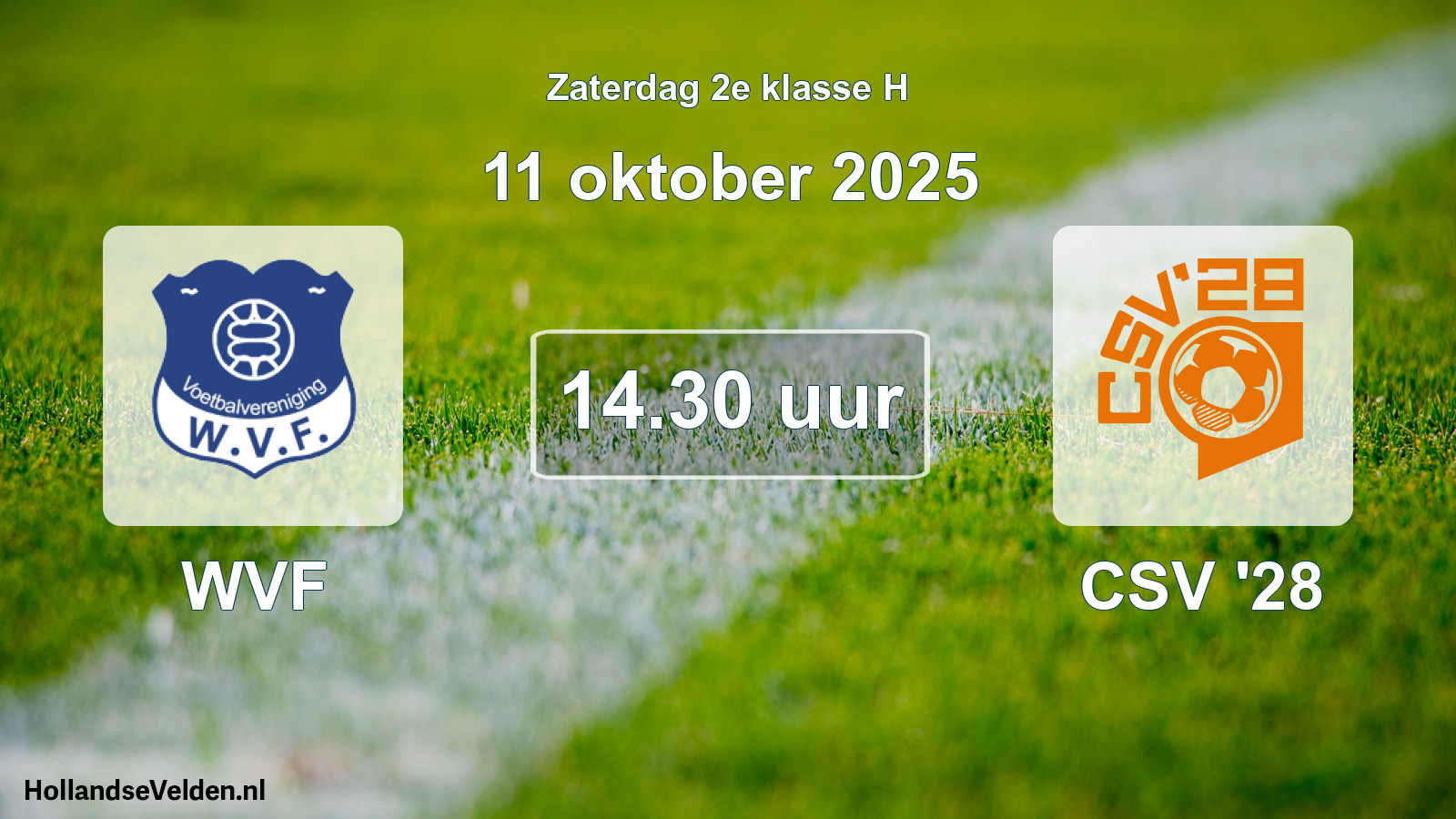 Scheduled Match: WVF - CSV '28 (11 October 2025)