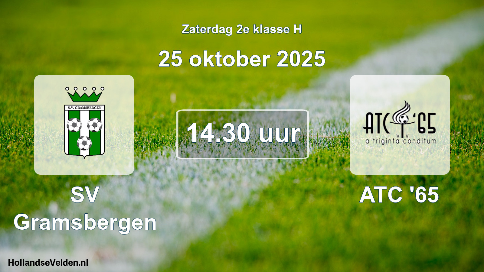Scheduled Match: SV Gramsbergen - ATC '65 (25 October 2025)