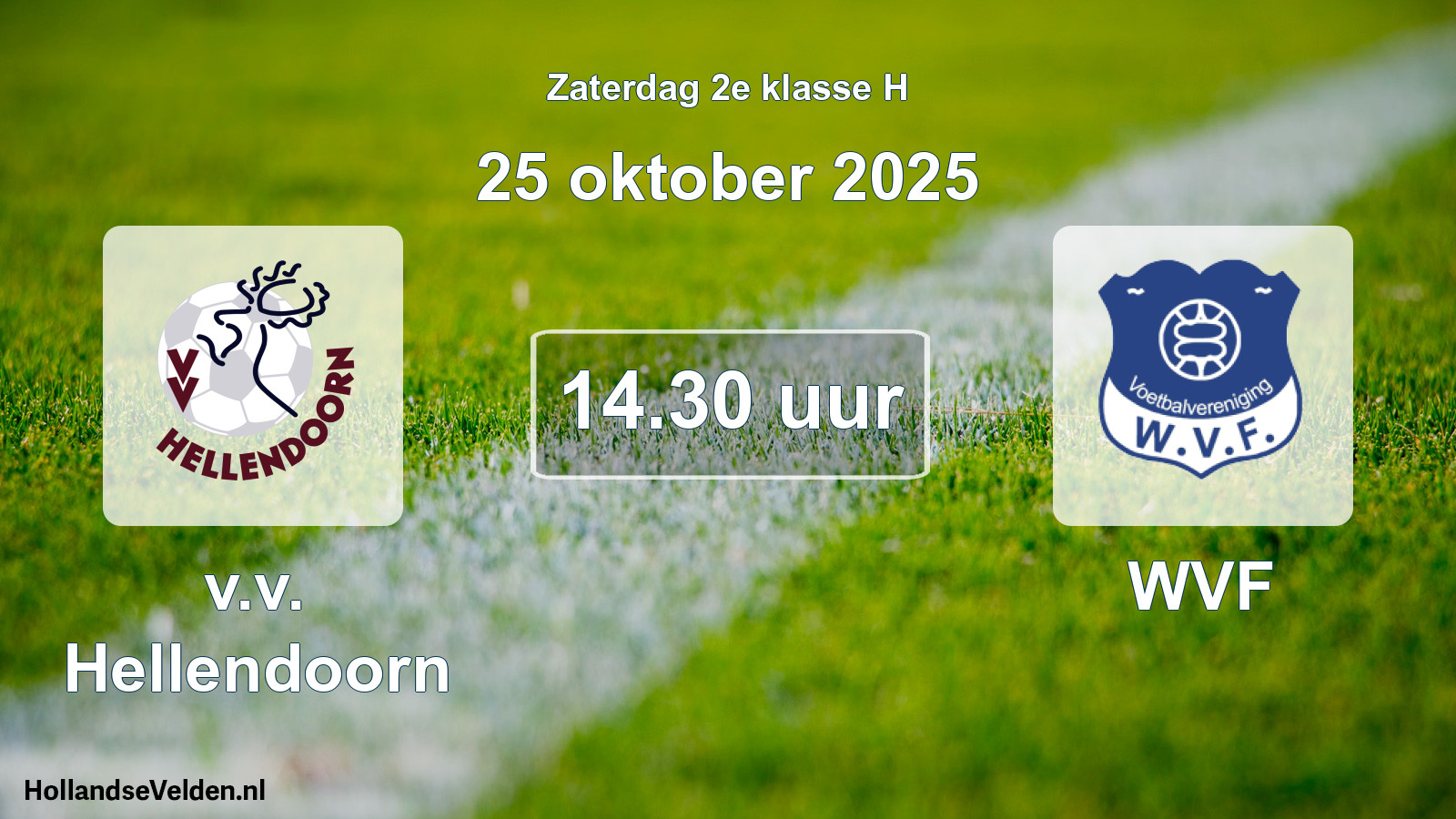 Scheduled Match: v.v. Hellendoorn - WVF (25 October 2025)
