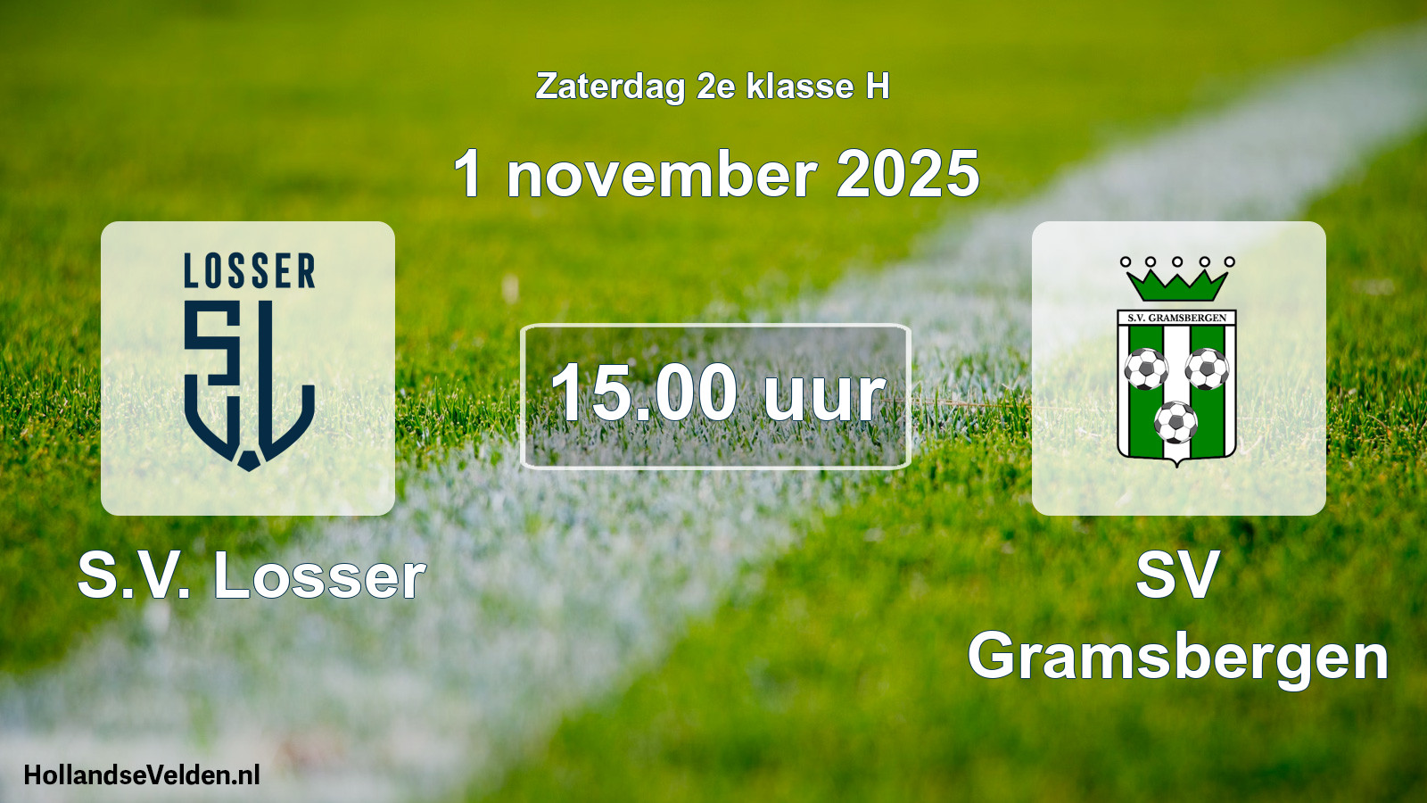 Scheduled Match: S.V. Losser - SV Gramsbergen (1 November 2025)