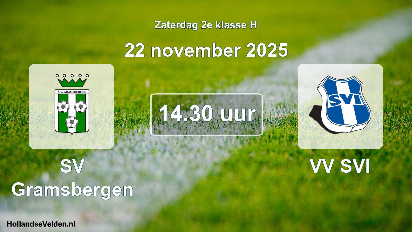 Scheduled Match: SV Gramsbergen - VV SVI (22 November 2025)