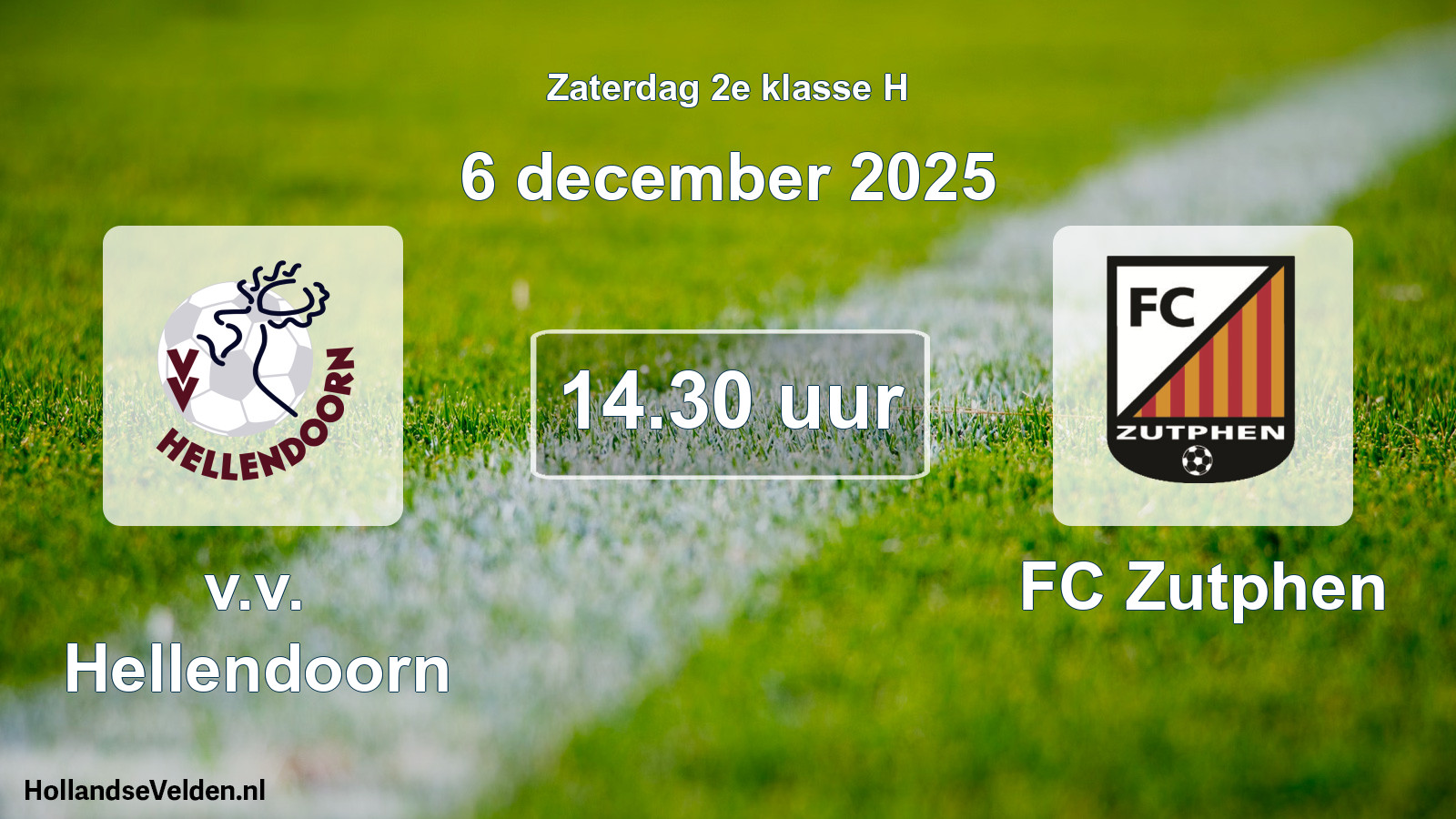 Scheduled Match: v.v. Hellendoorn - FC Zutphen (6 December 2025)