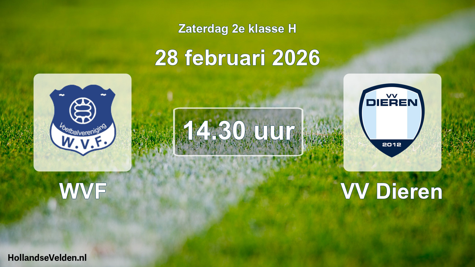 Scheduled Match: WVF - VV Dieren (28 February 2026)