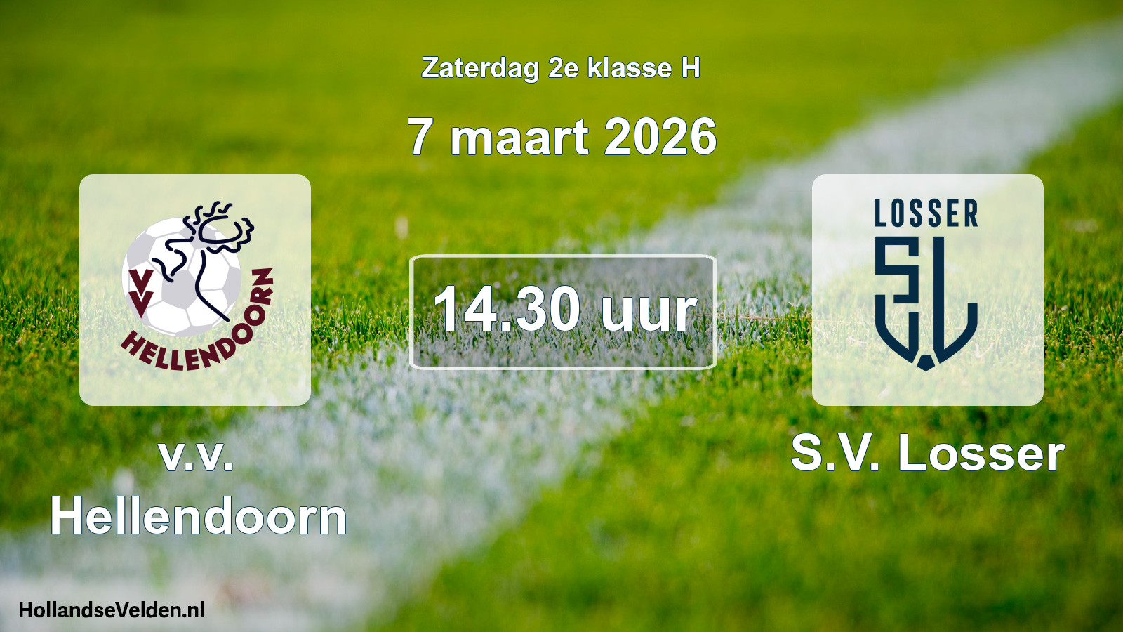 Scheduled Match: v.v. Hellendoorn - S.V. Losser (7 March 2026)