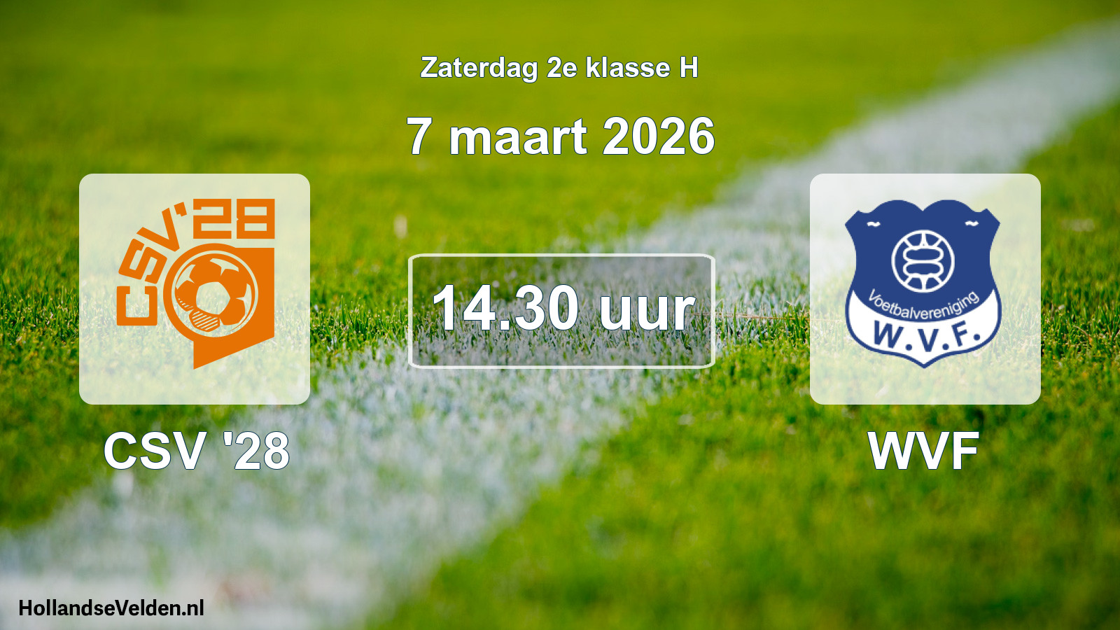 Scheduled Match: CSV '28 - WVF (7 March 2026)