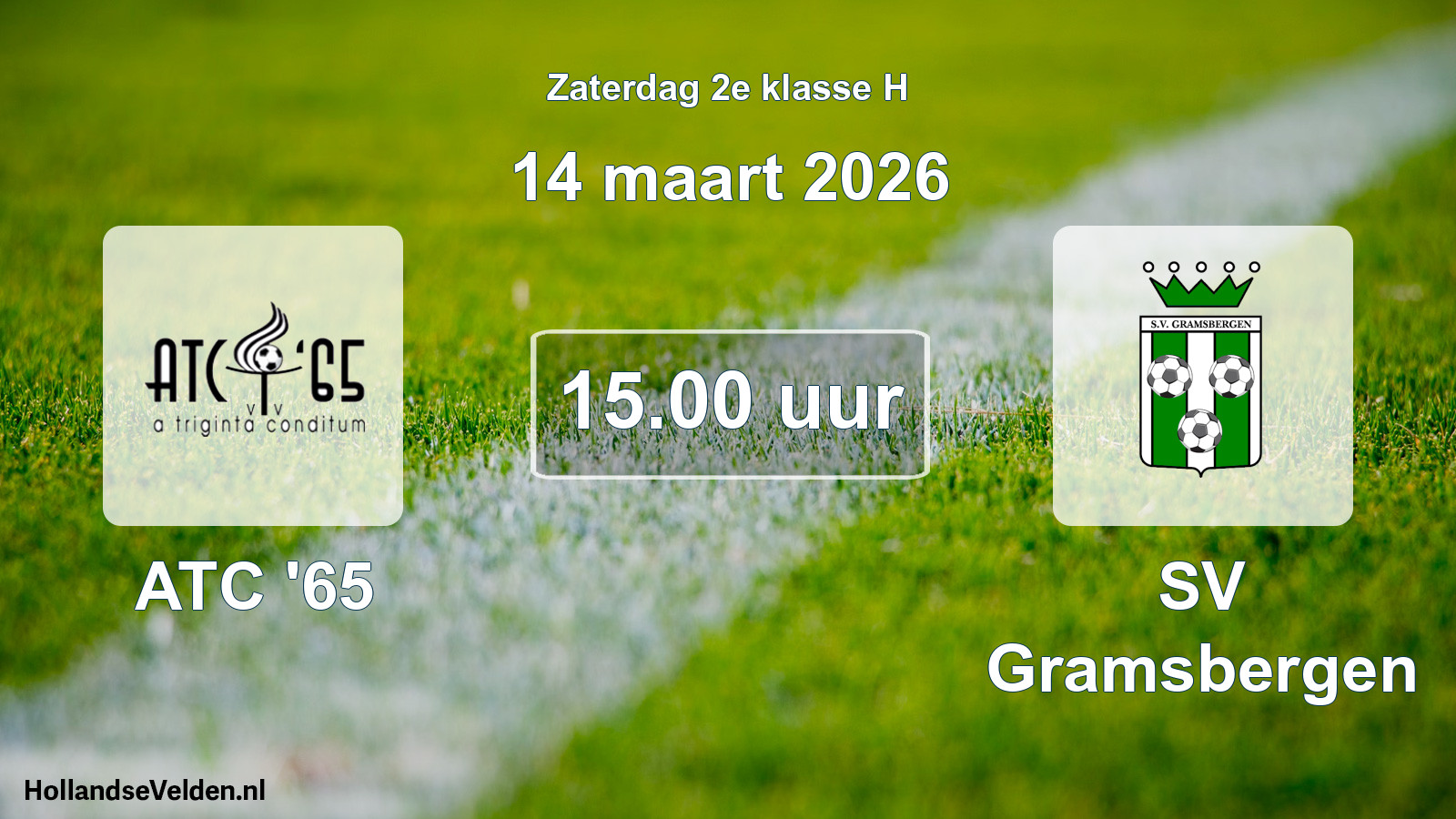 Scheduled Match: ATC '65 - SV Gramsbergen (14 March 2026)