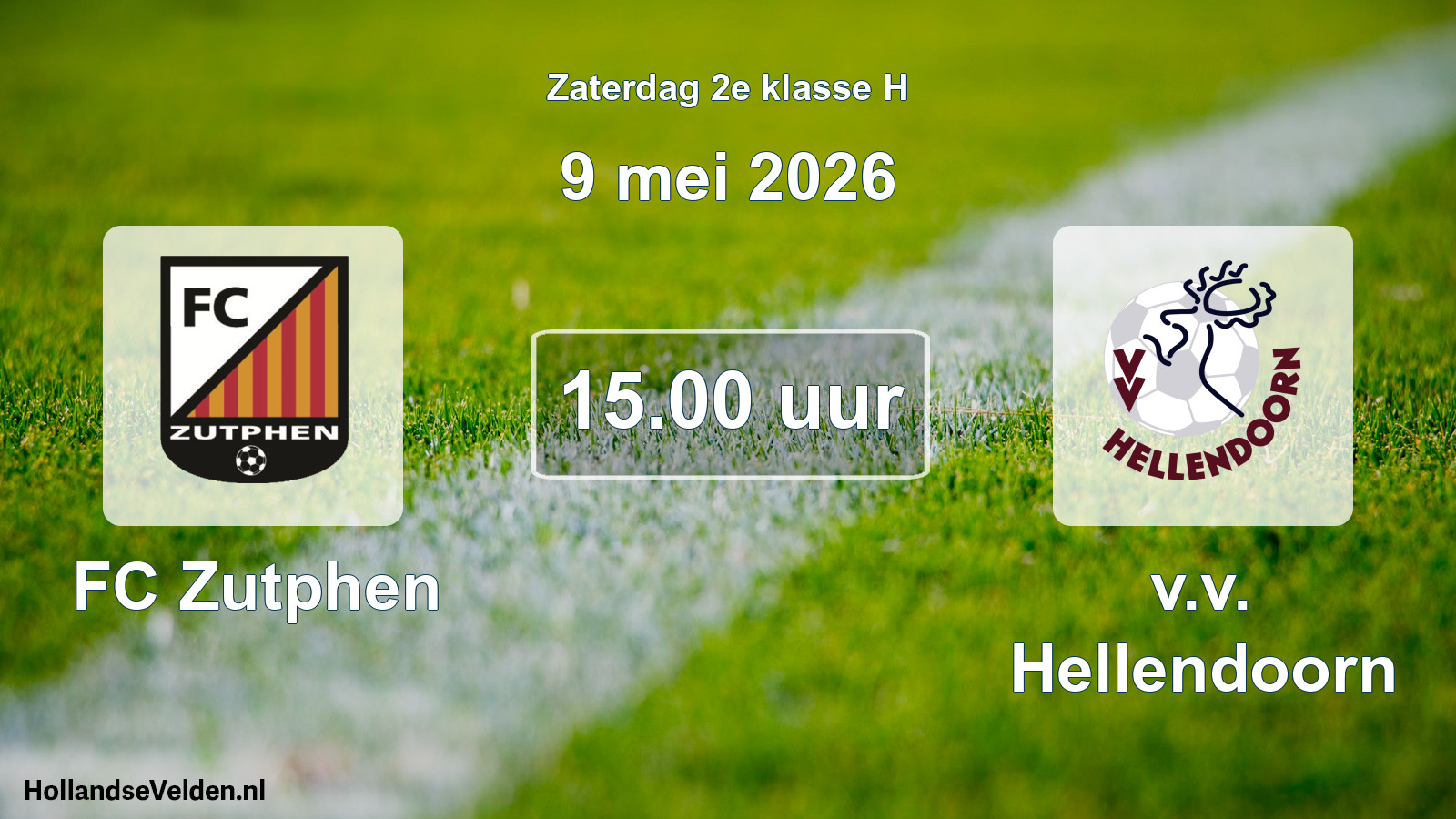 Scheduled Match: FC Zutphen - v.v. Hellendoorn (9 May 2026)