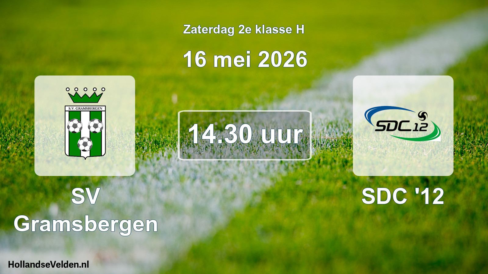 Scheduled Match: SV Gramsbergen - SDC '12 (16 May 2026)