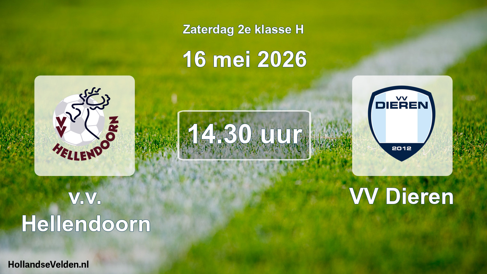 Scheduled Match: v.v. Hellendoorn - VV Dieren (16 May 2026)
