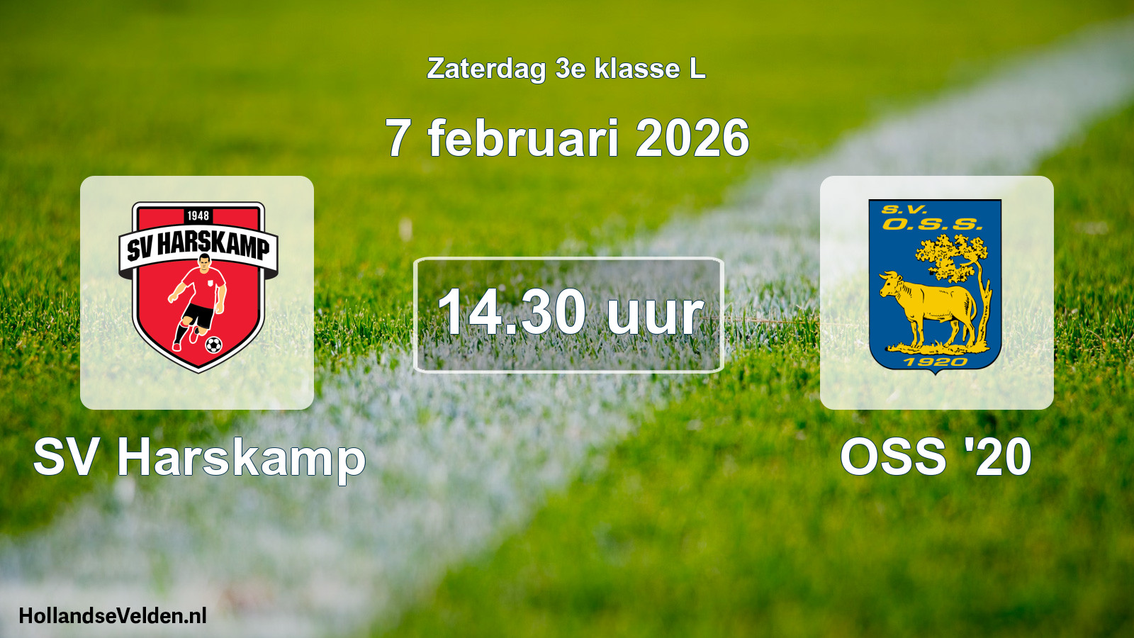 Scheduled Match: SV Harskamp - OSS '20 (7 February 2026)
