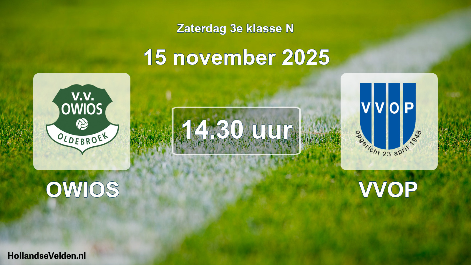 Scheduled Match: OWIOS - VVOP (15 November 2025)