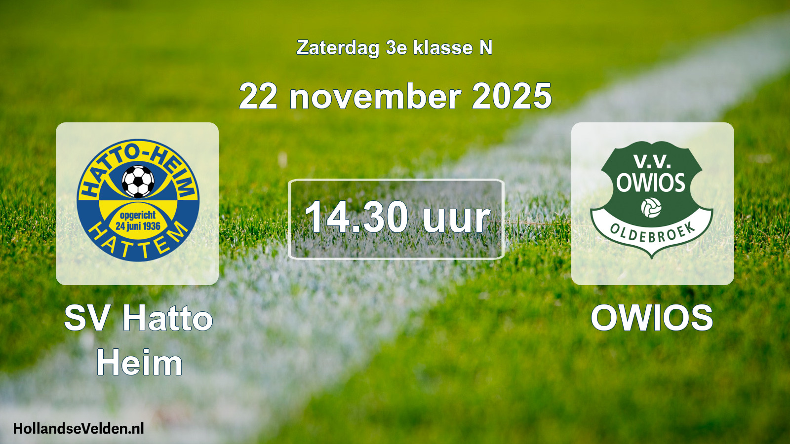 Scheduled Match: SV Hatto Heim - OWIOS (22 November 2025)