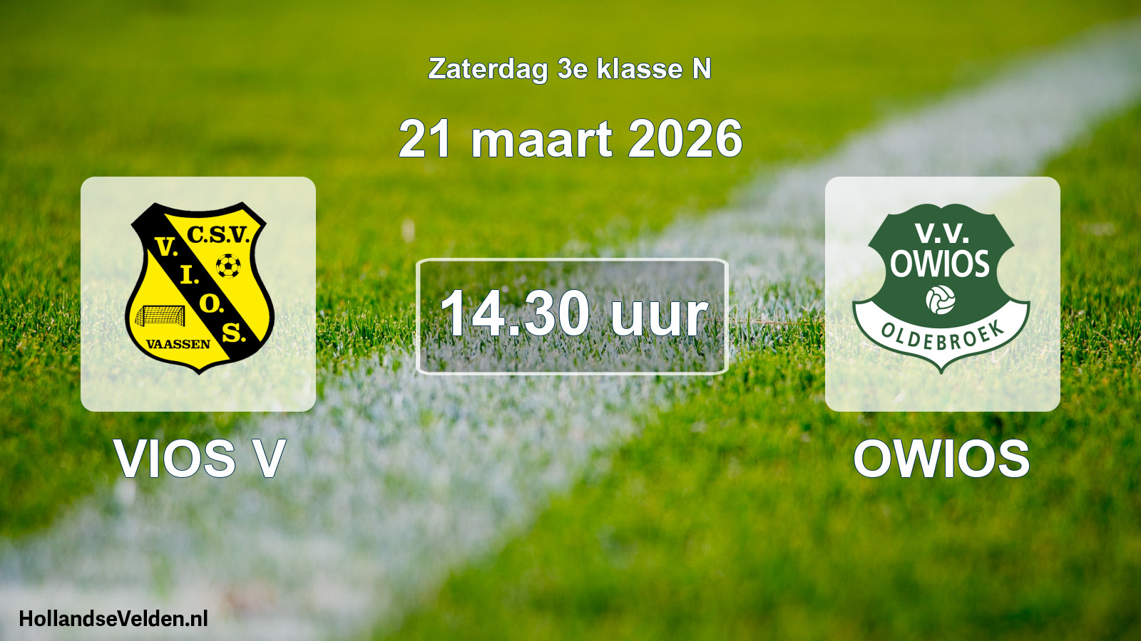 Scheduled Match: VIOS V - OWIOS (21 March 2026)