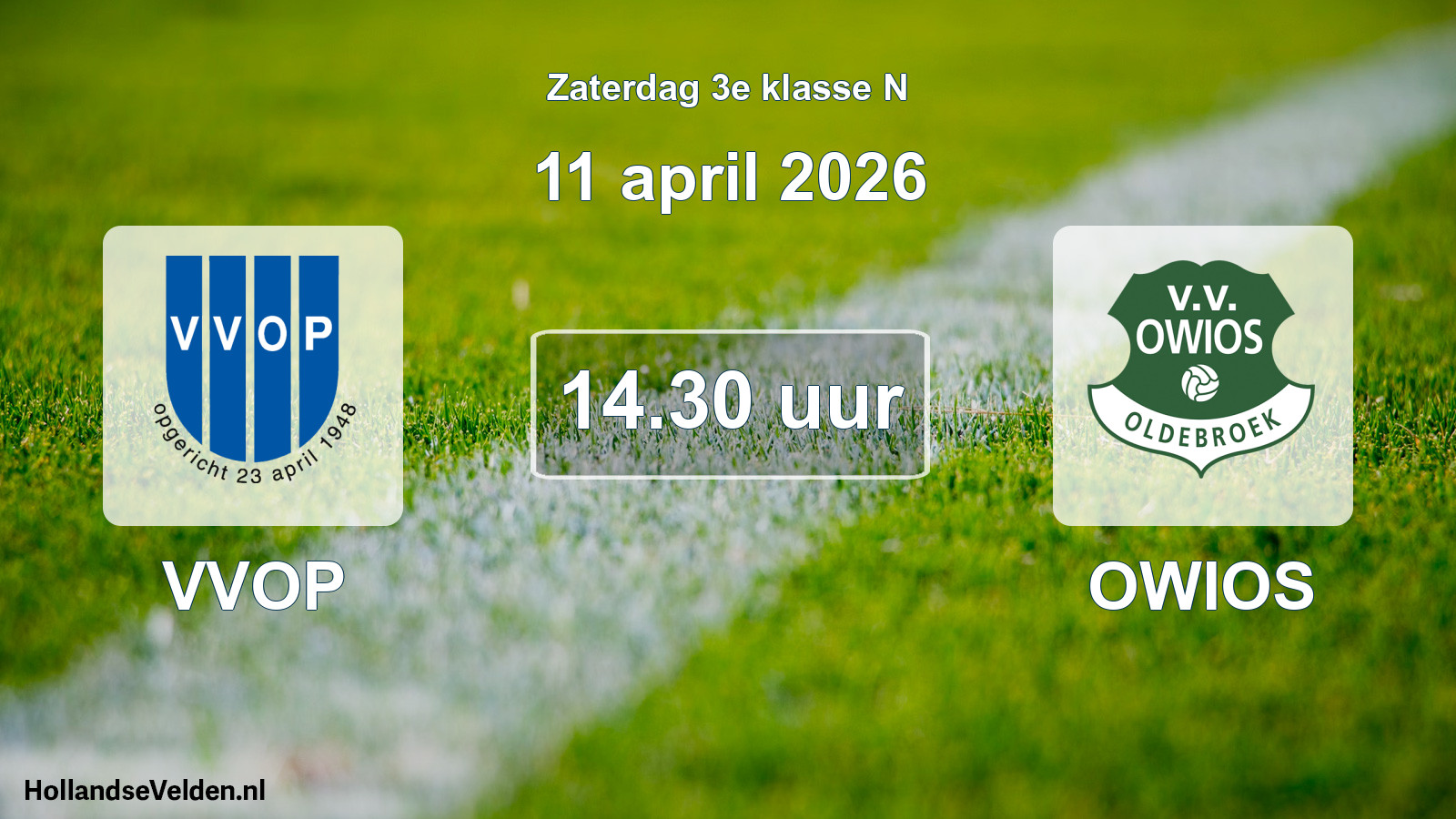 Scheduled Match: VVOP - OWIOS (11 April 2026)