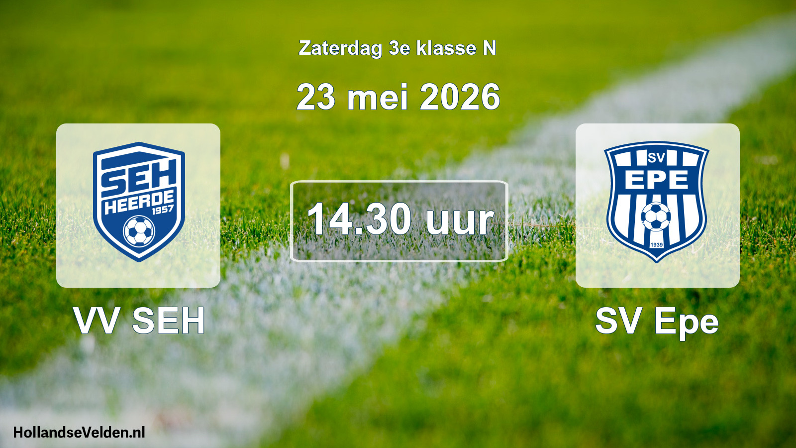 Scheduled Match: VV SEH - SV Epe (23 May 2026)