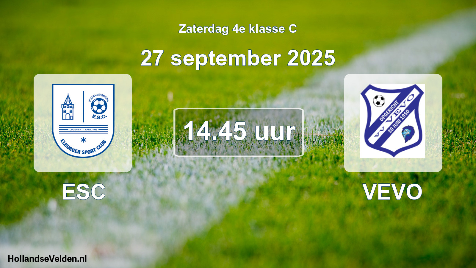 Scheduled Match: ESC - VEVO (27 September 2025)
