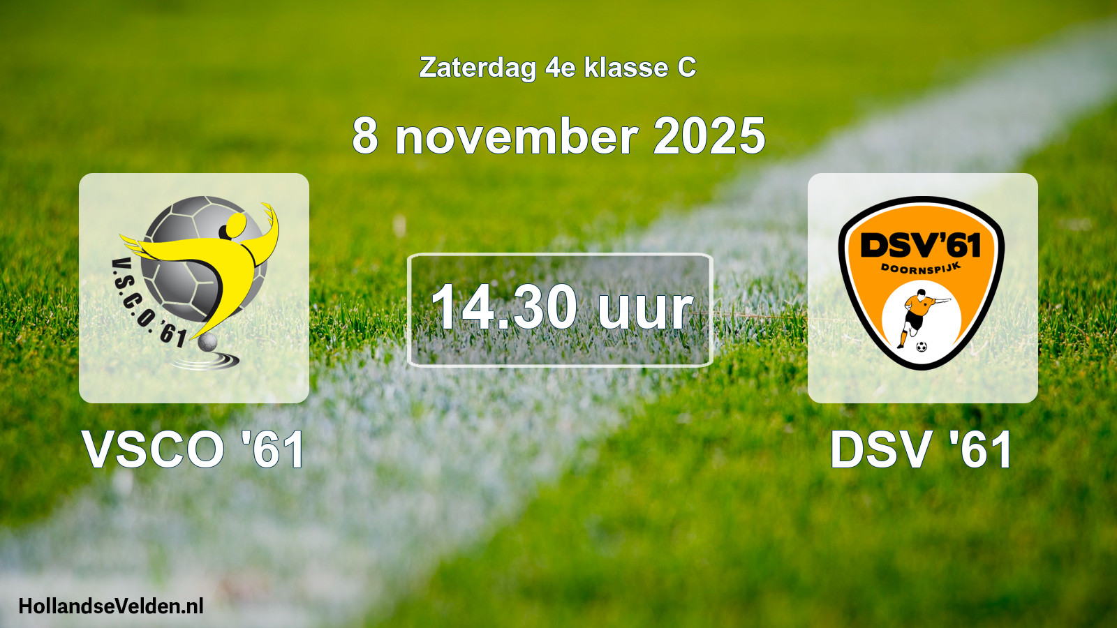 Scheduled Match: VSCO '61 - DSV '61 (8 November 2025)