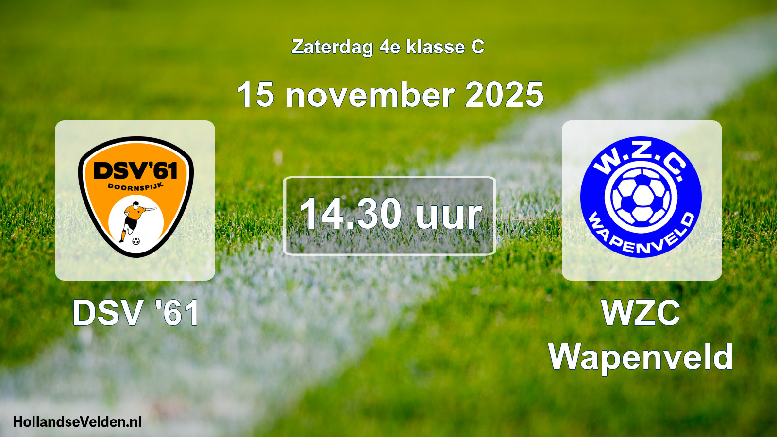 Scheduled Match: DSV '61 - WZC Wapenveld (15 November 2025)