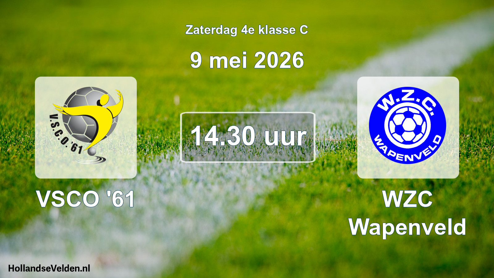 Scheduled Match: VSCO '61 - WZC Wapenveld (9 May 2026)