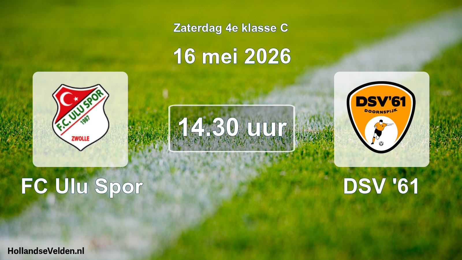 Scheduled Match: FC Ulu Spor - DSV '61 (16 May 2026)