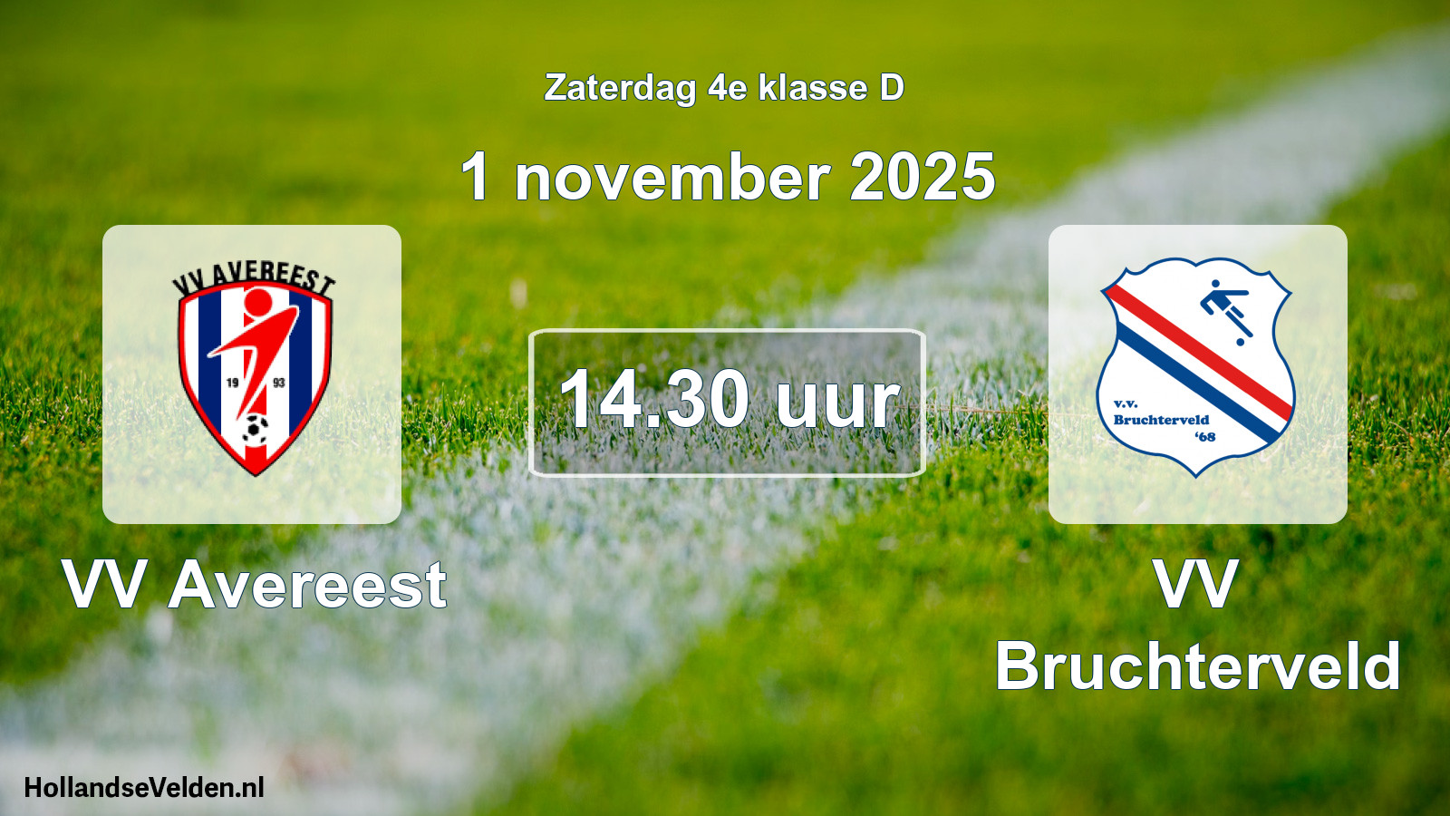 Scheduled Match: VV Avereest - VV Bruchterveld (1 November 2025)