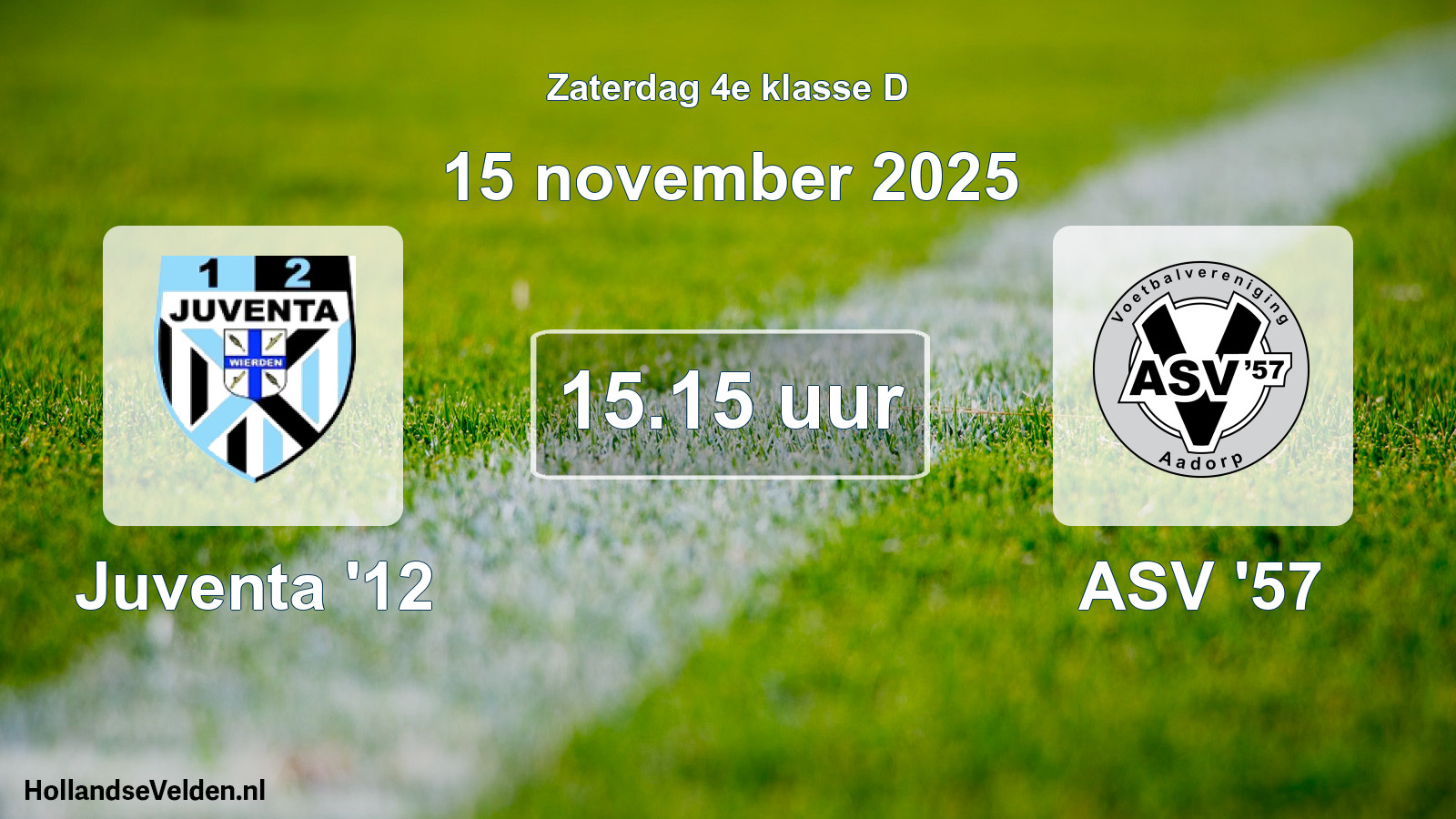 Scheduled Match: Juventa '12 - ASV '57 (15 November 2025)