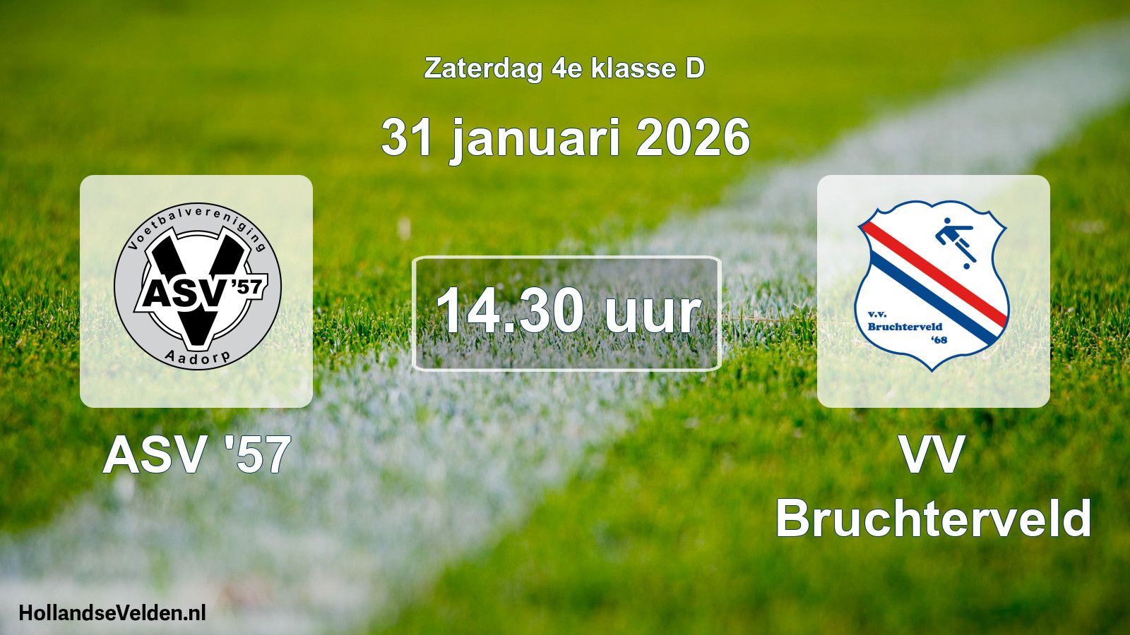 Scheduled Match: ASV '57 - VV Bruchterveld (31 January 2026)