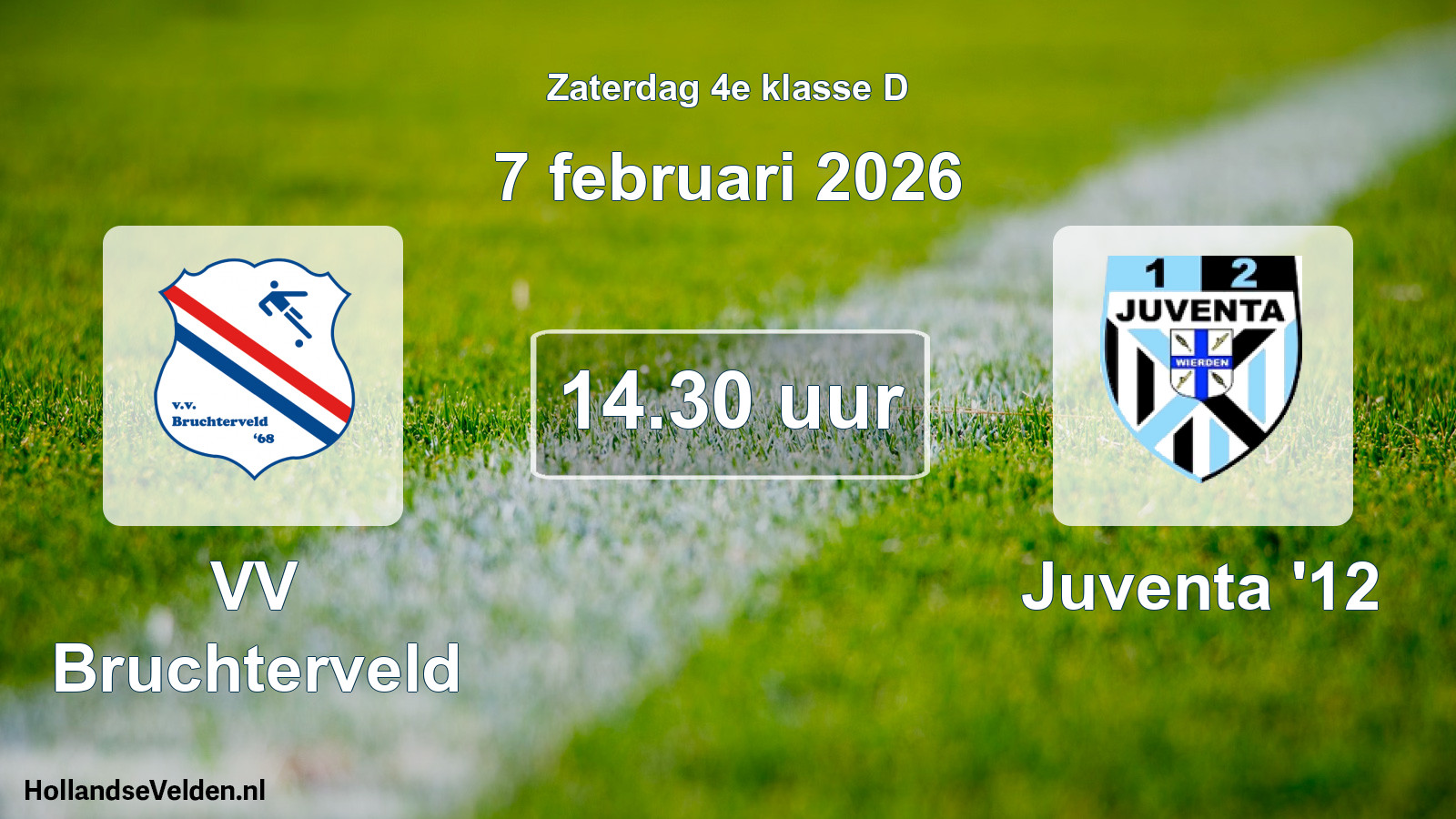 Scheduled Match: VV Bruchterveld - Juventa '12 (7 February 2026)